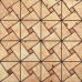Peel and Stick Tile Pinwheel Patterns Aluminum Metal Wall Tile Glass Diamond Tiles Adhsive Mosaic MH-ASJ-006