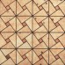 Peel and Stick Tile Pinwheel Patterns Aluminum Metal Wall Tile Glass Diamond Tiles Adhsive Mosaic MH-ASJ-006