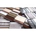 Stone and Glass Mosaic Sheets Stainless Steel Backsplash Cheap Metal Wall Tiles Natural Marble Tile Kitchen sd12