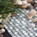 Glass Mosaic Tiles melted Plated  Crystal Backsplash Tile Bathroom Wall Tiles Stickers Kitchen B115