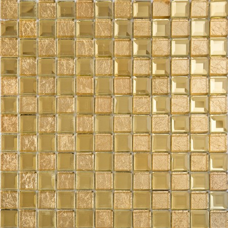 gold mirror glass tile crystal tile square kitchen backsplash bathroom shower tiles designs washroom wall decor KLGT4015