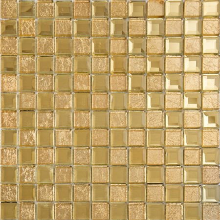 gold mirror glass tile crystal tile square kitchen backsplash bathroom shower tiles designs washroom wall decor KLGT4015