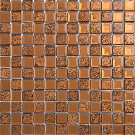 brown mirror glass tile crystal tile prymid wall backsplashes bathroom washroom wall KLGT4016