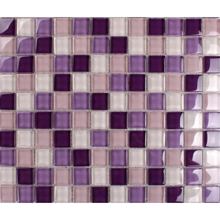 purple mosaic tiles crystal glass tile bathroom floor tiles wall backsplashes tiles KLNT165