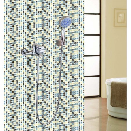 Glass Mosaic Tiles Blacksplash Crystal Backsplash Tile Bathroom Wall Tiles Crackle Patterns S309