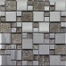 Glass Mosaic Tiles Blacksplash Crystal Mosaic Tile Bathroom Plated Glass Wall Colors Stickers SB03