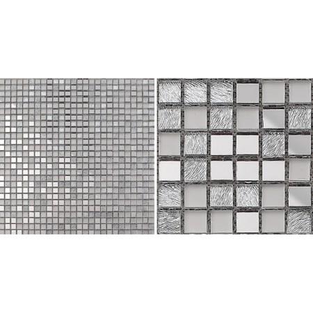 Glass Mosaic Tiles Crystal Backsplash Tile Bathroom Mirrored Wall Tile Mirror Stickers Z181