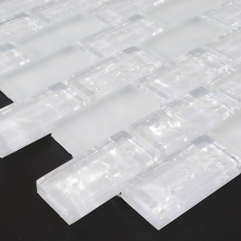 Subway tiles crackle crystal backsplash kitchen wall tile crackle ...