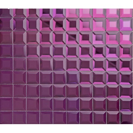 purple crystal glass mosaic tile mirror tile wall backsplashes pyramid patterns bathroom tile shower designs KLGT1208