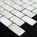 Mother of Pearl Subway Tile White Seashell Mosaic Bathroom Wall Backsplash Kitchen Design Ideas