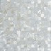 Seamless Mesh Mounted Mother of Pearl Tile Backsplash Square White Shell Tiles Mirror Wall Stickers