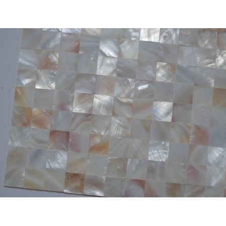 Mother of Pearl Tile Shower wall Backsplash Square Bathroom Seamless Shell Mosaic Tiles MH-002