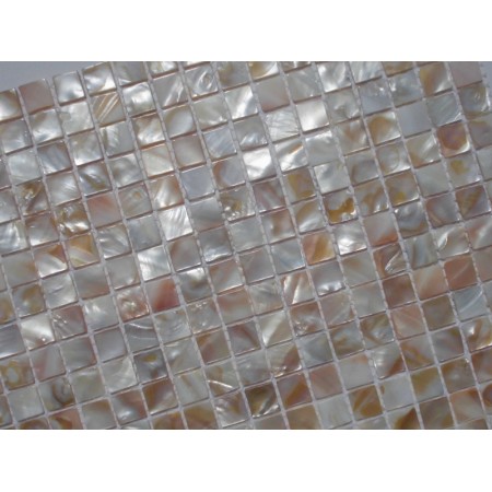 Mother of Pearl Tile Shower Liner Wall Backsplash White Square Bathroom Shell Mosaic Tiles MH-009
