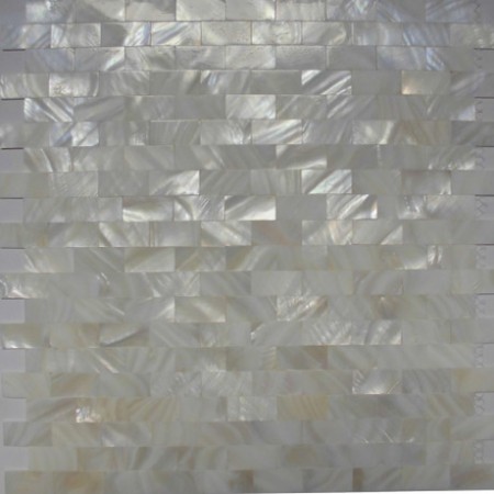 Mother of Pearl Tiles Kitchen Wall Backsplash White Subway Shell Mosaic Bathroom Tile Mc-005M