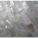 Mother of Pearl Tiles Kitchen Wall Backsplash White Subway Shell Mosaic Bathroom Tile Mc-008M