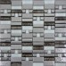 Glass Mosaic Tile Silver Plated Crystal Mosaics Bathroom Wall Stickers Kitchen Backsplash Plated GDQ01