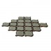 Brown Porcelain Tiles Lentern Design Waterjet Backsplash Ideas Glazed Ceramic Mosaic Tile HCHT004