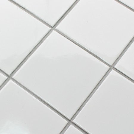 white SHINY porcelain tile NON-SLIP tile washroom wall shower tile kitchen wall backsplashes XMGT0BT