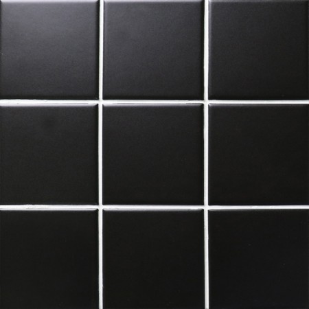 black matte porcelain tile NON-SLIP tile washroom shower tile brick kitchen wall backsplashes XMGTM01