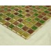 Green Porcelain Square Mosaic Tiles Wall Glazed Ceramic Tile Flooring Kitchen Backsplash AS8778