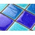 Crackle Glass Tile with Porcelain Base Swimming Pool Tiles Flooring Kitchen Backsplash Wall Mosaic DBL005