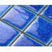 Blue Porcelain Square Mosaic Tiles Design Crackle Glass Bathroom Wall tile Kitchen Backsplash DBL006