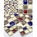 Italian Porcelain Tile Square Mosaic Bathroom Shower Tile Designs Glazed Ceramic Tiles Wall Kitchen Backsplash GM16