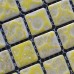 Porcelain Square Yellow Mosaic Tiles Design Snowflake Style Kitchen Backsplash Wall Tiles ADT37