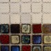 Italian Porcelain Tiles Square 1" Mosaic Tile Colorful Ceramic Wall Tile Kitchen Backsplash IPC142