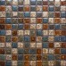 Porcelain Square Mosaic Tiles Design Snowflake Style Kitchen Backsplash Wall Stickers Tiles ADT100