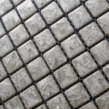 Porcelain Square Grey Mosaic Tiles Design Snowflake Style Kitchen Backsplash Wall Tiles ADT39
