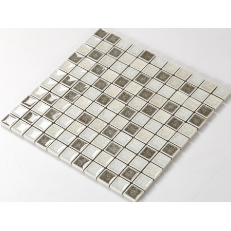 Crackle Glass Tile with Porcelain Base Bathroom Wall Tiles Ice Cracked Crystal Glass Mosaic Tile Backsplash A006