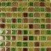 Green Porcelain Square Mosaic Tiles Wall Glazed Ceramic Tile Flooring Kitchen Backsplash AS8778