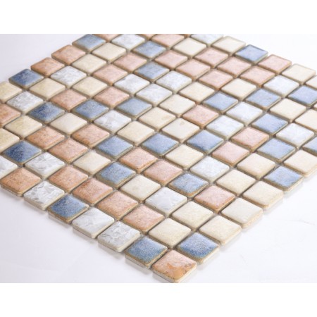 Glazed Porcelain Square Mosaic Tiles Design Ceramic Tile Walls Kitchen Backsplash DS-999