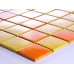 Yellow Porcelain Square Mosaic Tiles Wall Designs Ceramic Ttile flooring Kitchen Backsplash DTC004