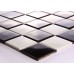 Black and White Porcelain Square Mosaic Tiles Design Ceramic Tile Walls Kitchen Backsplash DTC007 Black and White Porcelain Square Mosaic Tiles Design Ceramic Tile Walls Kitchen Backsplash DTC007