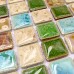 Glazed Porcelain Tile Square Mosaic Tiles Design ceramic tile flooring Kitchen Backsplash GM13