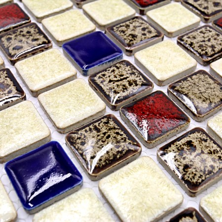 Wholesales Porcelain Tile Square Mosaic Tiles Design porcelain tile flooring Kitchen Backsplash GM08