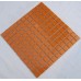 Glazed Porcelain Square Mosaic Tiles Design Orange Ceramic Tile Swimming Pool Flooring Kitchen Backsplash TC-009