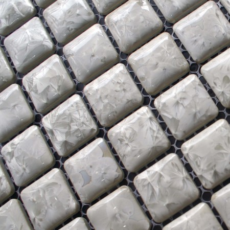 Porcelain Square Mosaic Tiles Design Snowflake Style Kitchen Backsplash Wall Stickers Tiles ADT96