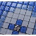 Glass Mosaic Tile Murals Crystal Backsplash Wall Tiles Puzzle Mosaic Tile cream white Glass Tile  S1506-1