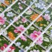Puzzle Mosaic Wall Tiles for Backsplash Green & White Crystal Glass Tile Flower Pattern Design H048 Puzzle Mosaic Wall Tiles for Backsplash Green & White Crystal Glass Tile Flower Pattern Design H048