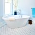 white SHINY porcelain tile NON-SLIP tile washroom wall shower tile kitchen wall backsplashes XMGT0BT