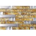 Metal and Glass Diamond Silver Stainless Steel Backsplash Tiles Gold Crystal Glass Mosaic Interlocking Tile YB2016