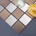 Metal Tile Backsplash Kitchen Stainless Steel Tiles Square Metallic Mosaic Brushed Aluminum Panel Metal Tile Backsplash Kitchen Stainless Steel Tiles Square Metallic Mosaic Brushed Aluminum Panel