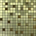 Metal Tile Backsplash Kitchen Gold Stainless Steel Tiles Square Metallic Brushed Aluminum Mosaic Art