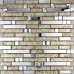 Silver Stainless Steel Wall Tiles Clear Crystal Diamond Glass Mosaic Tile Kitchen Backsplash SGD1628