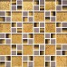 yellow crystal glass tile wall backsplashes tile kitchen backsplash cheap silver plated glass mosaic tile KLG4032