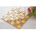 gold crystal glass tile stainless steel backsplash metal and glass mosaic sheets bathroom wall backsplashes KLGT4028