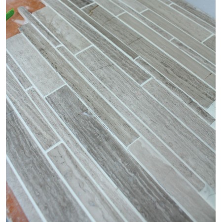 Stone Glass Mosaic Tile Wood Pattern Wall Tiles Marble Tile Backsplash Mosaic Tile SGS94-C1